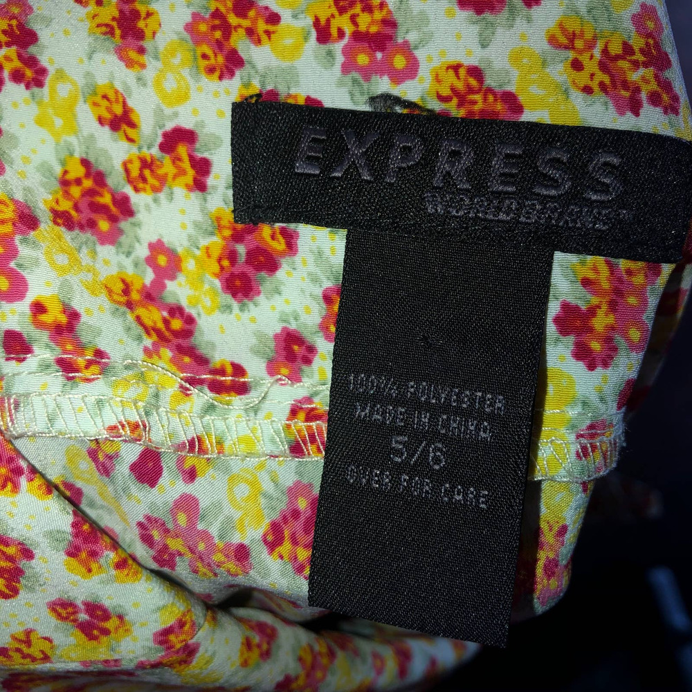 vintage express floral slip dress 5/6 - Picture 3 of 3